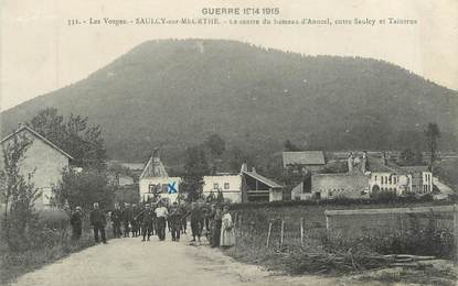 CPA FRANCE 88 " Saulcy sur Meurthe, Le centre du Hameau d'Anozel"