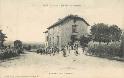 CPA FRANCE 88 " St Michel sur Meurthe, L'école d'Herbaville"