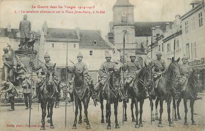 CPA FRANCE 88 " St Dié, La Cavalerie Allemande sur la Place Jules Ferry"