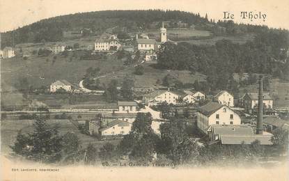 CPA FRANCE 88 " Le Tholy, La gare du tramway"