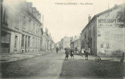 CPA FRANCE 88 " Thaon les Vosges, Rue d'Alsace"