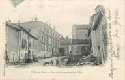 88 Vosge CPA FRANCE 88 " Ville sur Illon, Place de Dommartin Le Ville"