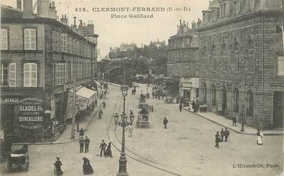 / CPA FRANCE 63 "Clermont Ferrand, place Gaillard"