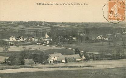 CPA FRANCE 41 "Saint Hilaire la Gravelle, vue de la Vallée du Loir"