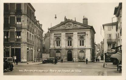 / CPA FRANCE 01 "Bourg en Bresse, place de l'Hôtel de ville"