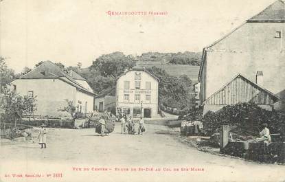 CPA FRANCE 88 " Gemaingoutte, Vue du centre, Route de St Dié au Col de Ste Marie"