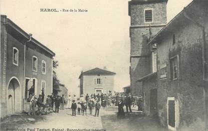 CPA FRANCE 88 " Harol, Rue de la Mairie"