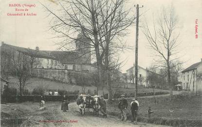 CPA FRANCE 88 " Hadol, Route de Géroménil à Arches"