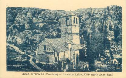 CPA FRANCE 84 "Mornas, La vieille église"