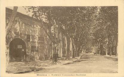 CPA FRANCE 84 "Monteux, Boulevard Commandant Damfreine"