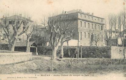 CPA FRANCE 84 "Mazan, Ancien Château du Marquis de Sade"
