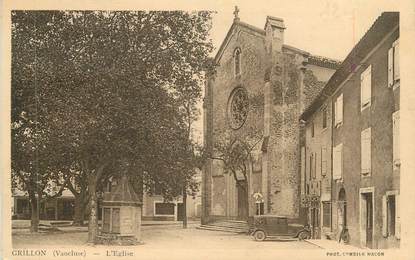 CPSM FRANCE 84 "Grillon, L'église"