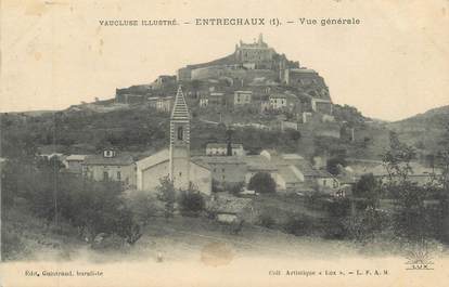 CPA FRANCE 84 " Entrechaux, Vue générale"