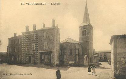 CPA FRANCE 43 "Vergongheon, L'Eglise"