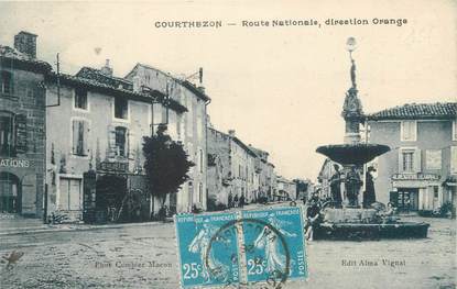 CPA FRANCE 84 "Courthézon, Route nationale "