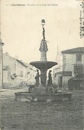 CPA FRANCE 84 "Courthézon, Fontaine de la Porte des Princes"