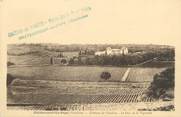 84 Vaucluse CPA FRANCE 84 " Chateauneuf du Pape, Le Château de Vaudieu, Le parc et le vignoble"