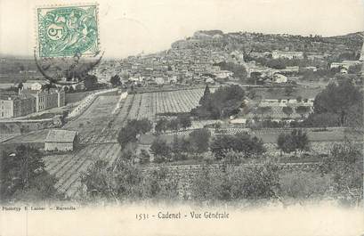 CPA FRANCE 84 " Cadenet, Vue générale"