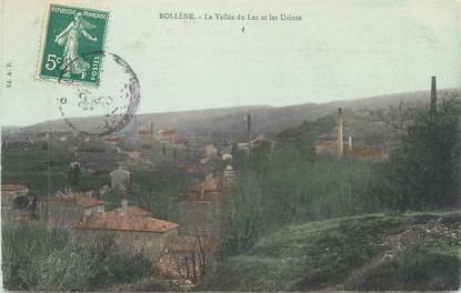 CPA FRANCE 84 " Bollène, La vallée du Lez et les usines"