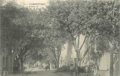 CPA FRANCE 84 " Carpentras, Avenue Notre Dame de la Santé"