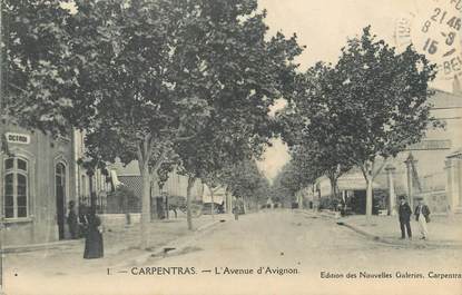 CPA FRANCE 84 " Carpentras, L'Avenue d'Avignon"