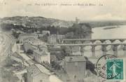 84 Vaucluse CPA FRANCE 84 " Avignon, Le pont, Panorama des bords du Rhône"