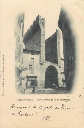 CPA FRANCE 84 "Carpentras, La Porte d'Orange"