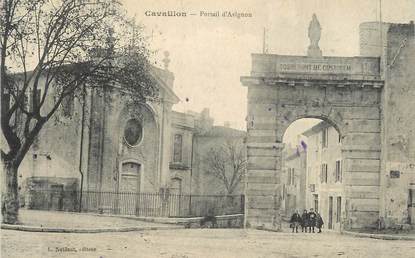 CPA FRANCE 84 "Cavaillon, Le Portail d'Avignon"