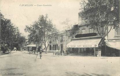 CPA FRANCE 84 "Cavaillon, Cours Gambetta"