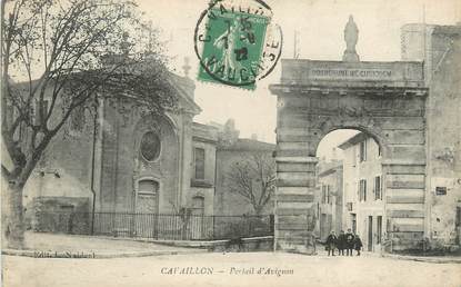 CPA FRANCE 84 "Cavaillon, Portail d'Avignon"
