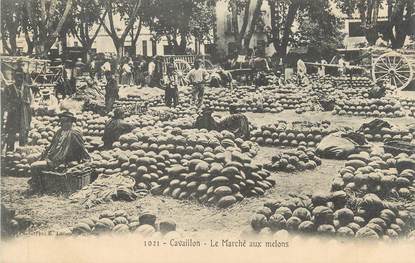 CPA FRANCE 84 "Cavaillon, Le Marché aux Melons"