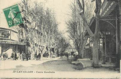 CPA FRANCE 84 "Cavaillon, Cours Gambetta"