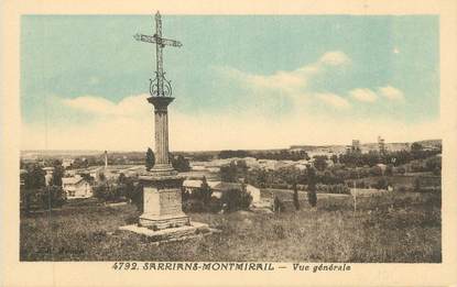 CPA FRANCE 84 "Sarrians Montmirail, Vue générale"