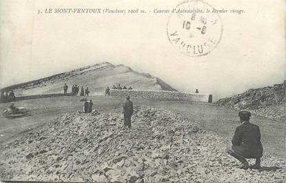 CPA FRANCE 84 "Le Mont Ventoux, Courses d'automobiles "