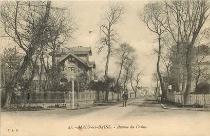 CPA FRANCE 59 "Malo les Bains, avenue du Casino"