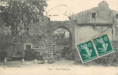 CPA FRANCE 84 "Visan, Porte Matheron"