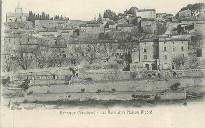 CPA FRANCE 84 "Bonnieux, Les Barri et la Maison Rigord"