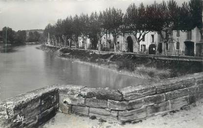 CPSM FRANCE 84 "Bédarrides, Quai de l'Ouvèze"