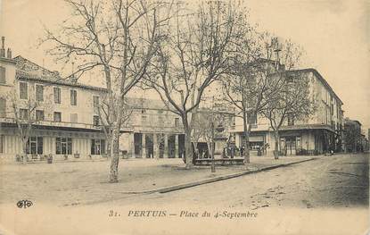 CPA FRANCE 84 "Pertuis, Place du 4 Septembre"