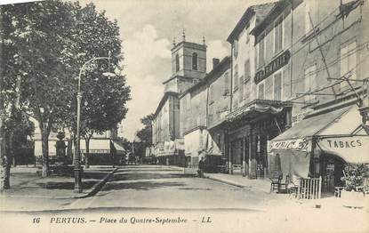 CPA FRANCE 84 "Pertuis, Place du 4 Septembre"