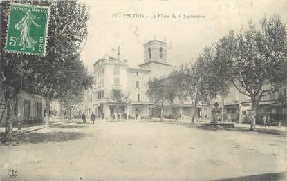 CPA FRANCE 84 "Pertuis, La Place du 4 Septembre"