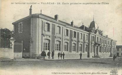 CPA FRANCE 84 " Valréas, Ecole primaire supérieure de filles"