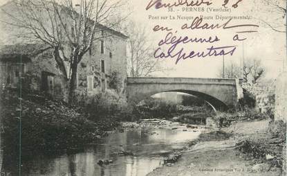 CPA FRANCE 84 " Pernes, Pont sur la Nesque"