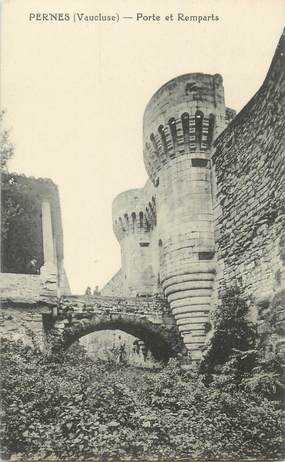 CPA FRANCE 84 " Pernes, Porte et remparts"