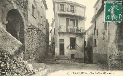 / CPA FRANCE 06 "La Turbie, place Metto"