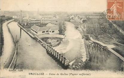 CPA FRANCE 84 " Fontaine de Vaucluse, Usine de Gallas"