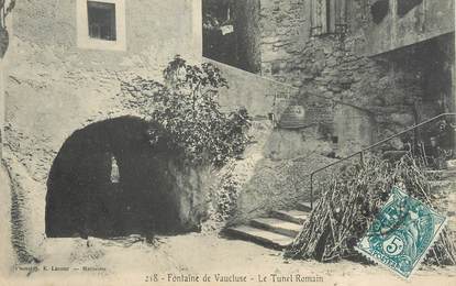 CPA FRANCE 84 " Fontaine de Vaucluse, Le tunnel Romain"