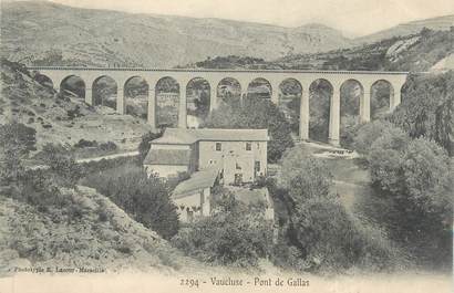 CPA FRANCE 84 " Fontaine de Vaucluse, Le Pont de Gallas"