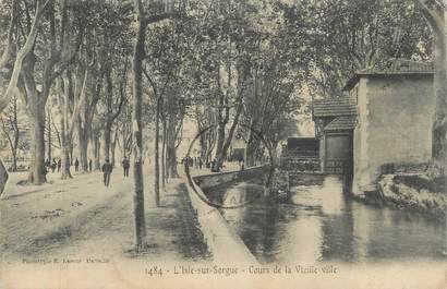 CPA FRANCE 84 " L'Isle sur Sorgue, Cours de la Vieille Ville"