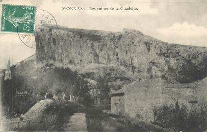 CPA FRANCE 84 " Mornas, Les ruines de la citadelle"